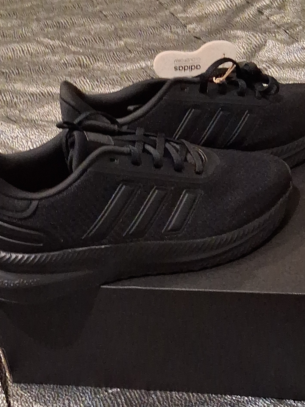 adidas Womens All-Black Everyday Athletic Sneakers
